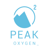 peak oxygen blue logo